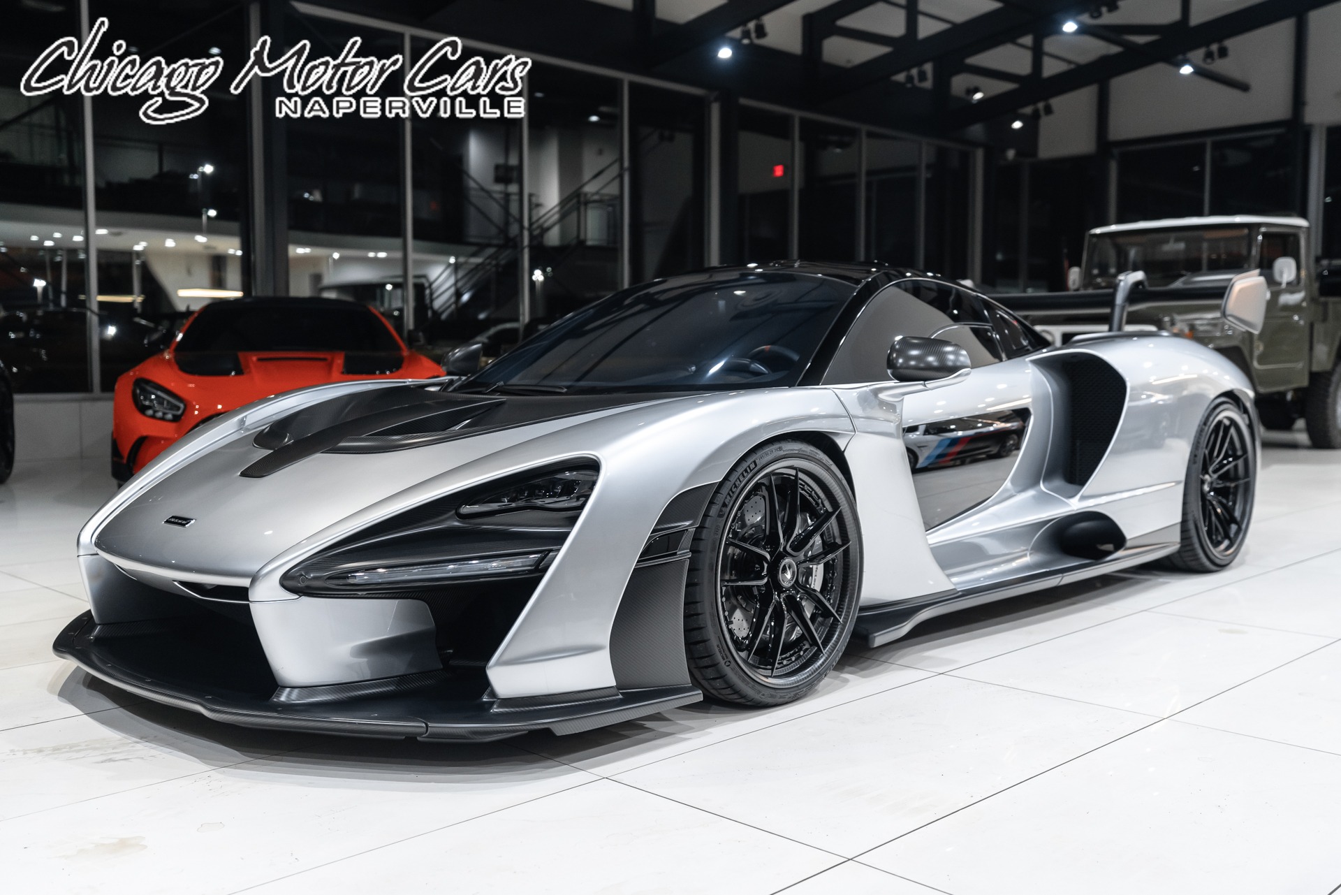 Used Mclaren Senna Coupe Liquid Silver Bespoke Interior Tons Of